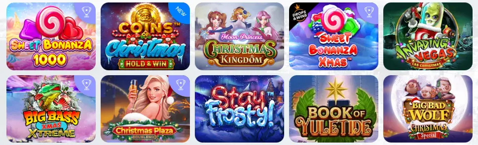 Alle spill hos Slotbox Casino