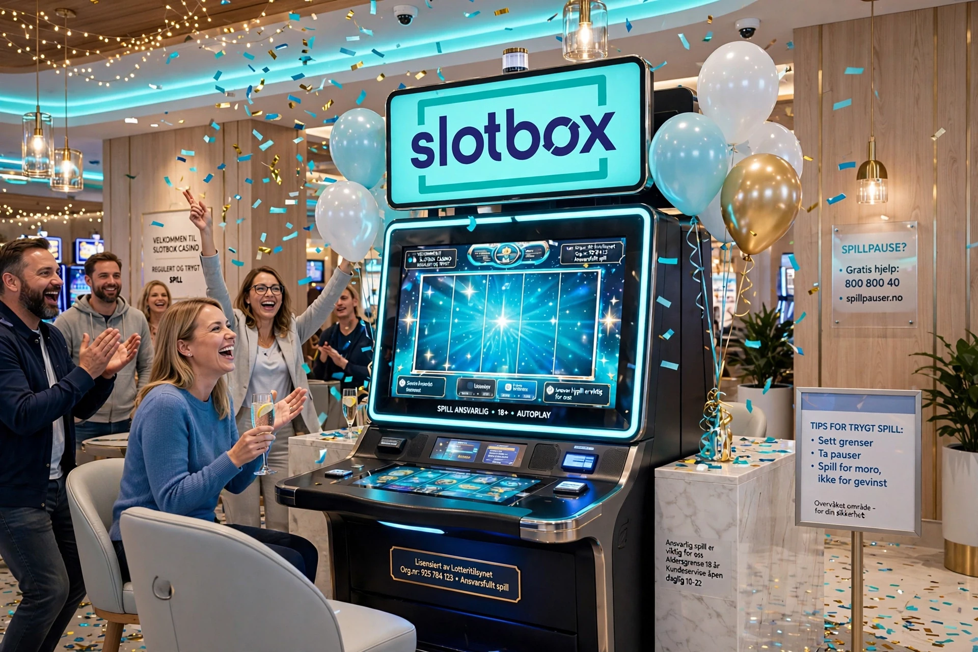 Faste jackpotter på SLOTBOX CASINO i Norge
