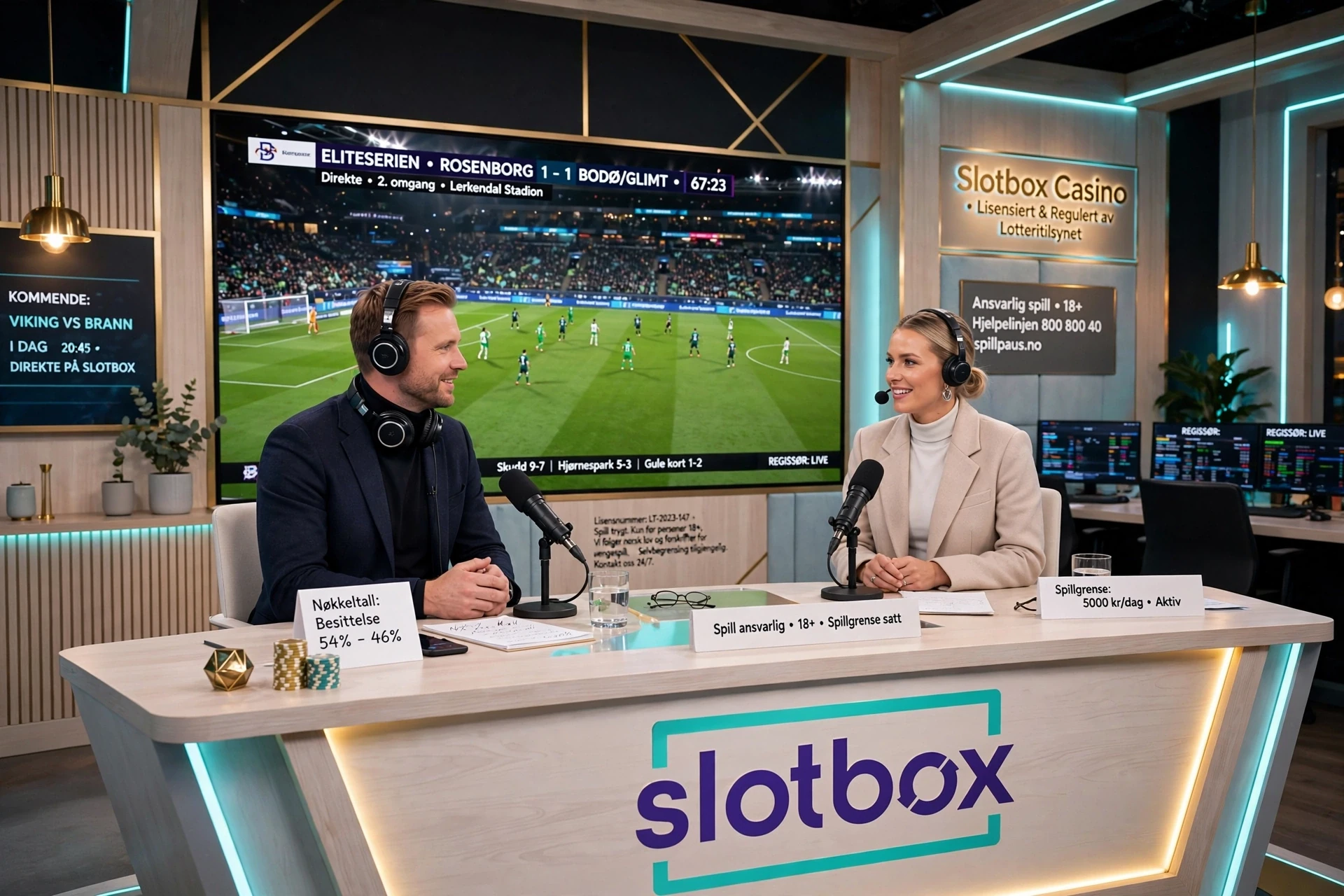 Innsatser på fotball hos Slotbox Casino