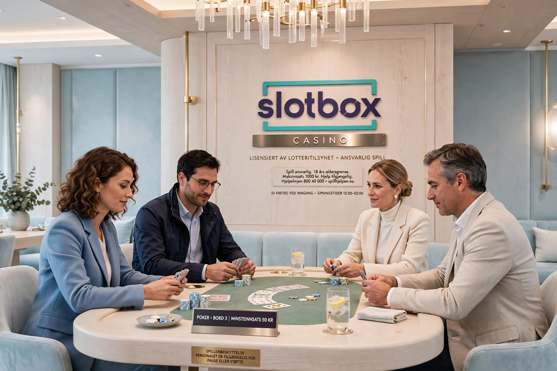 bordspill i Slotbox Casino